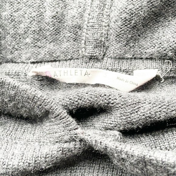 ATHLETA 100% Extra FIne Merino Wool Sweater Hoodie - Picture 5 of 12